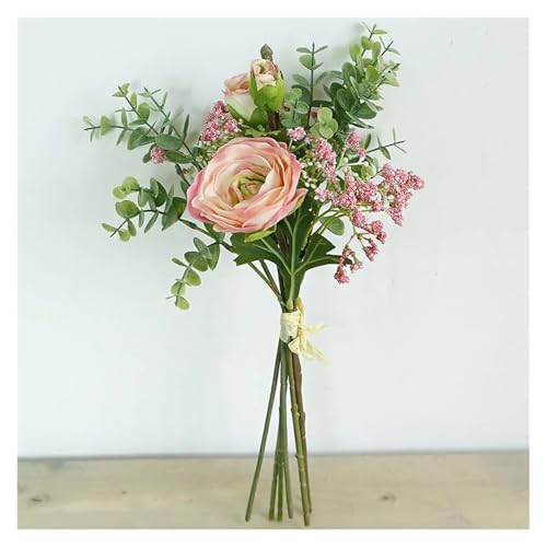 IRGVJIFR Hortensien Kunstblumen Simulation Künstliche Blume Big 5 Hortensien Seidentuch Home Wohnzimmer Tischdekoration Hochzeit Gefälschte Blume Blau(Color38) von IRGVJIFR