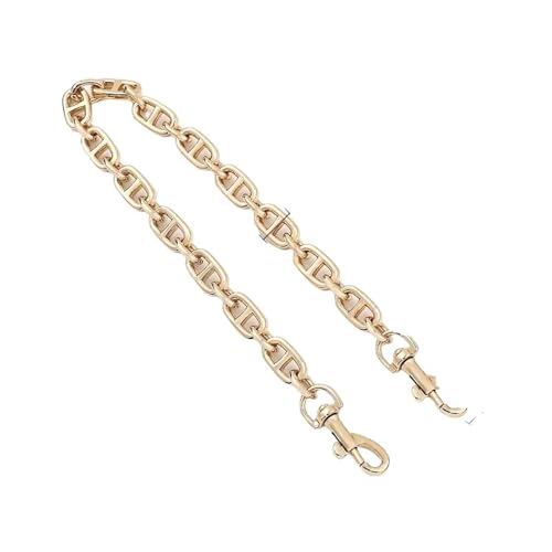IRGVJIFR Taschen Verlängerungsketten Taschengurt Crossbody Schultergurt Handtaschenkette Gürtelgurte Taschenkette Zubehör(Gold,100cm) von IRGVJIFR