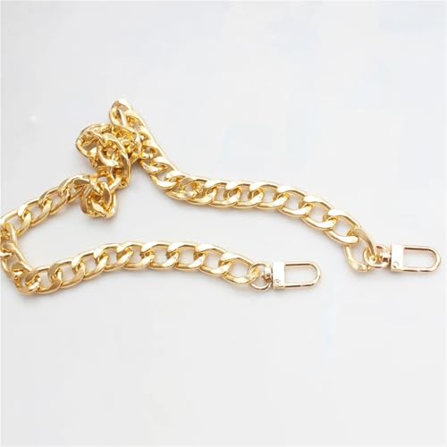 IRGVJIFR Taschen Verlängerungsketten Taschengurt Metall Taschenkette Ersatz Handtaschengriffe DIY Zubehör for Taschen(Gold,100cm) von IRGVJIFR