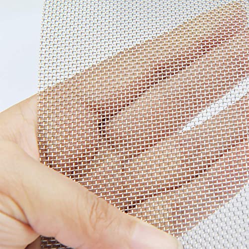 IRHIGBGX Insektenschutz Fliegengitter Gewebe,Volierendraht Drahtgitter,Maschendraht Filtersieb Meshes Edelstahl Fliegengitter Nagetier Mesh Edelstahlgewebe Edelstahl Mesh Screen(1.2x9m/3.9 * 29.5ft) von IRHIGBGX