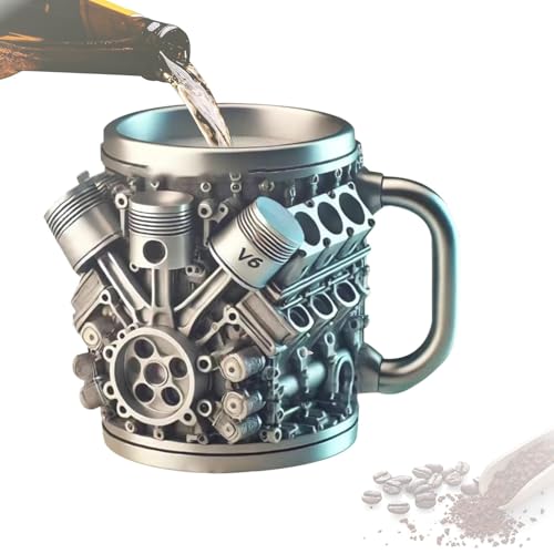 IRILXGAY Limited Edition V8 Engines Whisky Bottle, Edelstahlbecher Mit Kundenspezifischem 3d-Motor, Realistischem V6 Und V8 Kaffeebecher Motor Design IRILXGAY Limited Edition V8 Engines Whisky Bottle, Edelstahlbecher Mit Kundenspezifischem 3d-Motor, Realistischem V6 Und V8 Kaffeebecher Motor Design von IRILXGAY