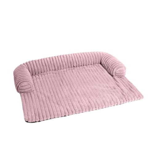 IRIRI Beruhigender Sofabezug for Haustiere – Abnehmbare, Waschbare Plüschdecke for Hunde/Katzen, Warmer Sofaschutz for Den Winter, for Kleine Bis Große Haustiere(Rosa,XL) von IRIRI