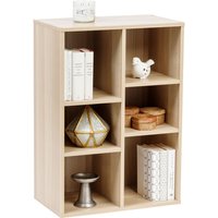 Bücherregal, Möbel, Regal, Aufbewahrungswürfel, 6 Fächer, Horizontale & vertikale Anordnung, Design , Modern, Büro, Schlafzimmer, Wohnzimmer - Rack von IRIS OHYAMA