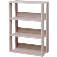 Bücherregal, 3-stöckiges Regal, 14 cm breite verstellbare Regale, Stabil, Industriell, Waschküche, Wohnzimmer, Eingangsbereich, Schlafzimmer, Büro von IRIS OHYAMA