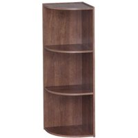 Iris Ohyama - Eckschrank, Bücherregal, 3 feste Regale, Design, Multifunktional, Büro, Eingang, Schlafzimmer, Wohnzimmer - 3-Tier Corner Shelf CX-3C von IRIS OHYAMA