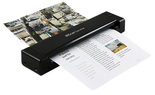 IRIScan Executive Mobile Scanner-dokumentenscanner A4 8PPM Duplex Scanner - v4: PDF-Editor, USB-betrieben, OCR, Scan zu Word, PDF, XLS, Visitenkarten zu Outlook, Win von IRIScan