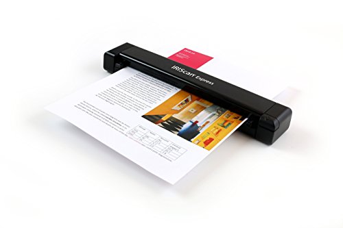 IRIScan Express Mobile Scanner-dokumentenscanner A4 8PPM -v4: PDF-Editor, Simplex, USB-betrieben, Scan zu Word, PDF, XLS, Visitenkarten zu Outlook, Foto Scanner, Quittungsscanner Win von IRIScan