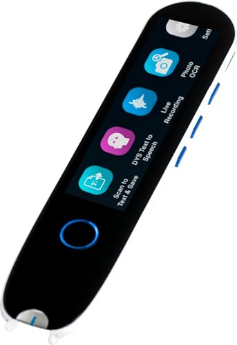 IRISPen Reader 8 : Tragbarer Scanner|scannerstift|Inkl OCR 48 sprachen offline|dokumentenscanner|Legasthenie-Scanner|Sprachsynthese 5 sprachen|digitaler Textmarker|Foto OCR | kein WiFi nötig von IRIScan
