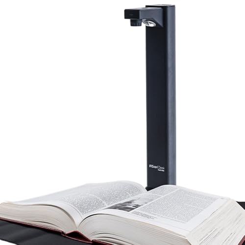 IRIScan Desk Pro Dokumentenscanner LED,Buchscanner 24MP Kamera -v7Bus: a3 scanner 60PPM Free ReadirisPDF OCR-Editor,600Dpi Dokumentenkamera Visualizer,AI-Flachlegung-Auto-Scan-Finger-Verstecken WinMac von IRIScan