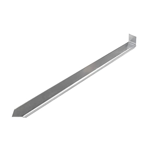 IRKA 1015 – Erdanker für Rasenkante breit, Rasenkantenband – Aluminium-Zink – 450 x 50 x 12 mm – stabile Beeteinfassung von IRKA