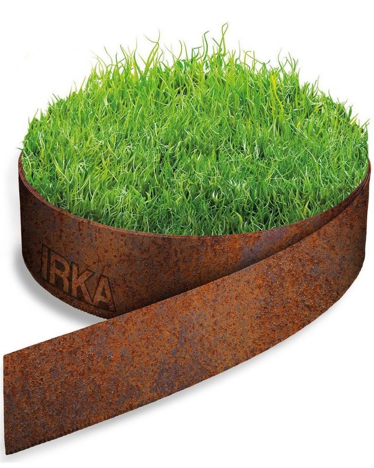 IRKA Rasenkante Rasenkantenband aus Corten Stahl von IRKA