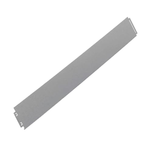 IRKA Rasenkante schmal 14cm x 100cm mit 2-Fach Korrosionsvorsorge | klick-Fix-System | Rasenkante verzinkt 14cm | Rasenkante Metall flexibel | Wurzelsperre Metall Garten Randbegrenzung |1 Meter von IRKA