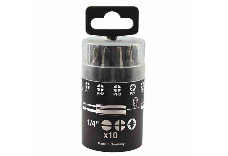 IRONSIDE Bit-Set Bit Box 10tlg Bithalter Bits Schrauben Befestigung Werkzeuge Fittings von IRONSIDE