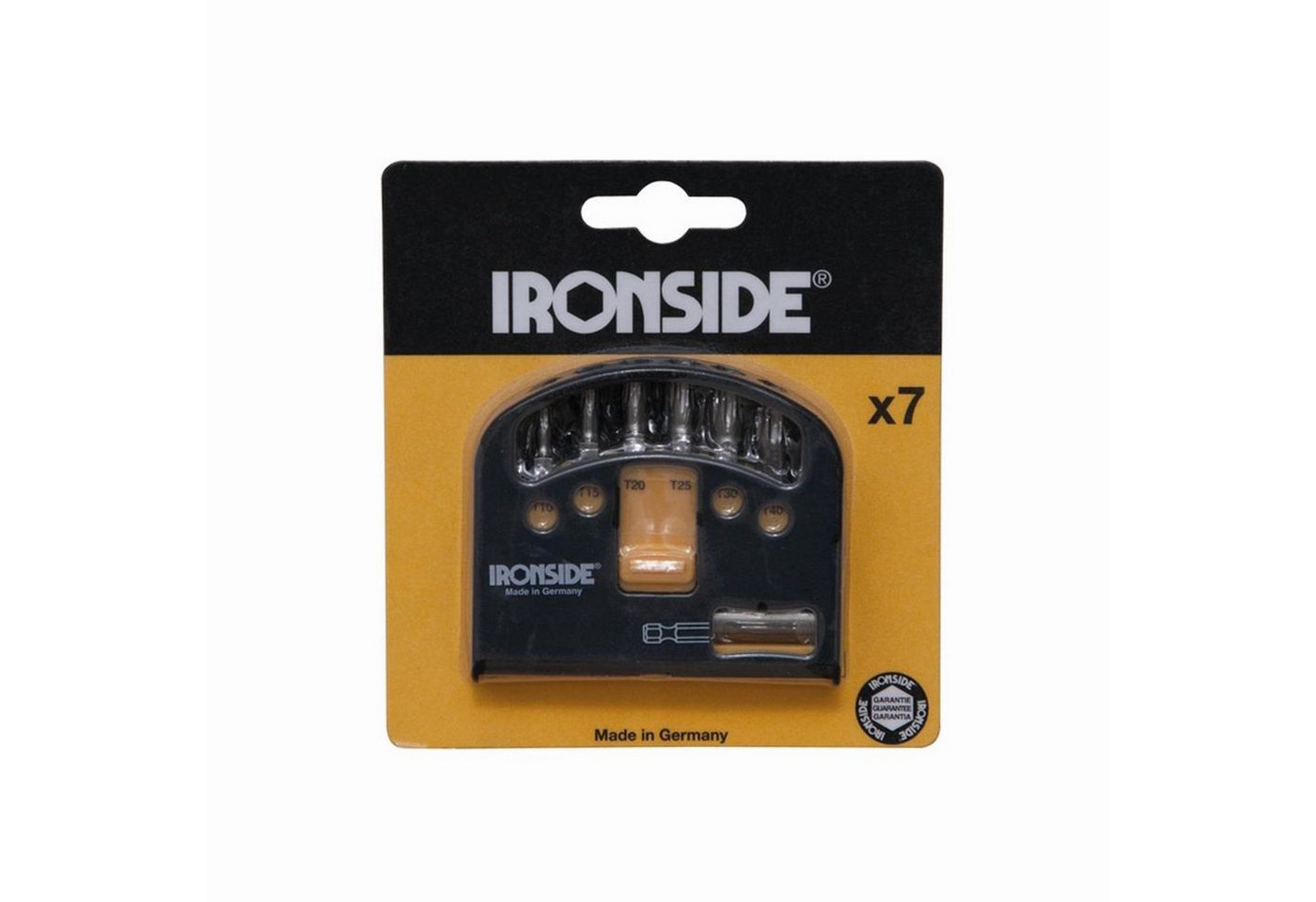 IRONSIDE Bit-Set Bit-Box 7tlg + Bithalter Zubehör Schraubendreher Schrauben Heimwerker IRONSIDE Bit-Set Bit-Box 7tlg + Bithalter Zubehör Schraubendreher Schrauben Heimwerker von IRONSIDE