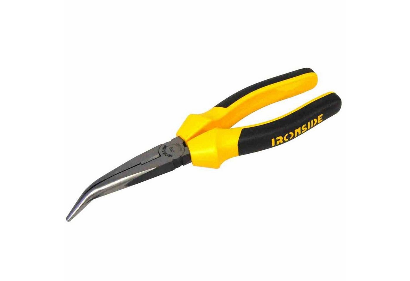 IRONSIDE Flachzange Telefonzange 200 mm gebogen 2-Komponenten-Griff IRONSIDE Flachzange Telefonzange 200 mm gebogen 2-Komponenten-Griff von IRONSIDE