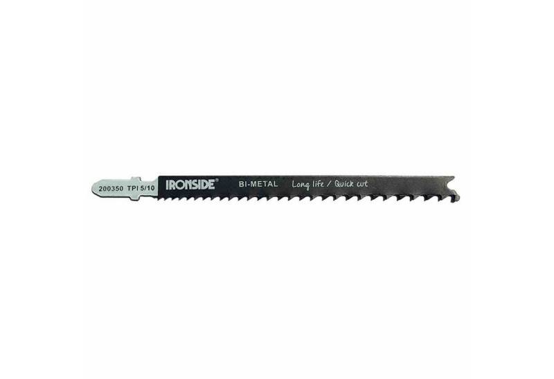 IRONSIDE Sägeblatt BIM-Stichsägeblatt für Metall / Holz 345XF 5Stück Sägeblatt Stichsäge von IRONSIDE