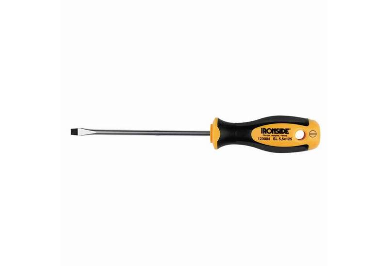 IRONSIDE Schraubendreher Werkstattschraubendreher FL.3,0 x 80 mm 2-Komponenten-Griff Chrom-Vana von IRONSIDE