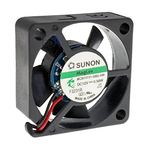 Lüfter 30mm 12V DC 30x10mm SUNON MC30101V1-000U-A99 Vapo Bearing 0.048A 0.58W 2 Axialkabel Lüfter 30mm 12V DC 30x10mm SUNON MC30101V1-000U-A99 Vapo Bearing 0.048A 0.58W 2 Axialkabel von IROX