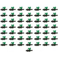 Global - 16 mm Tropfhahn auf 16 mm Tropfbewässerungsband (Pack 50 Stück) Exclusives Angebot von Global