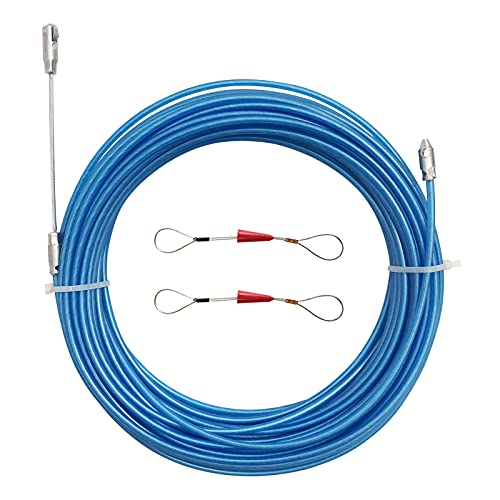 IRSCorp 10m 33 Fuß Elektrische Fisch Band Draht Abzieher Kit Durch Wand Draht Einfädler Fisch Kabel Befestigung Edelstahl Draht Kabel Abzieher Draht Führung Gerät von IRSCorp