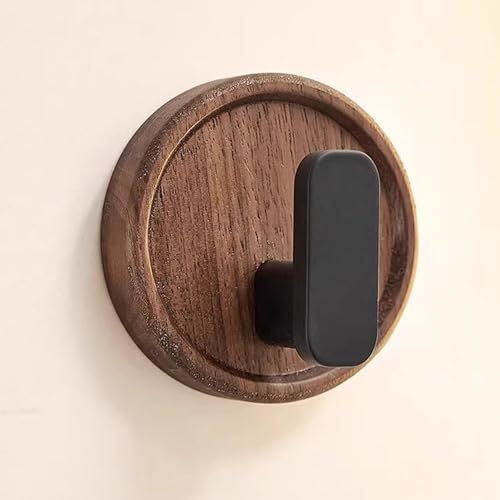 IRUGS Kleiderhaken Für Die Wand, Rostfreie Selbstklebende Haken Aus Metall, Wandhaken Aus Holz, Handtuchhalter Für Schlafzimmer Wohnzimmer Eingang Büro Küche IRUGS Kleiderhaken Für Die Wand, Rostfreie Selbstklebende Haken Aus Metall, Wandhaken Aus Holz, Handtuchhalter Für Schlafzimmer Wohnzimmer Eingang Büro Küche von IRUGS