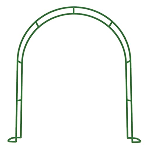 Stabiler Garten Metall Ballon Gazebo Rosenbogen Geeignet für Indoor Outdoor Garten Terrasse Spalier Kletterpflanzen Garten alle Arten von Brautparty Dekorationen W×H 1.4x2.2m 1.8x2.2m(Color:Green,Size von IRUGS