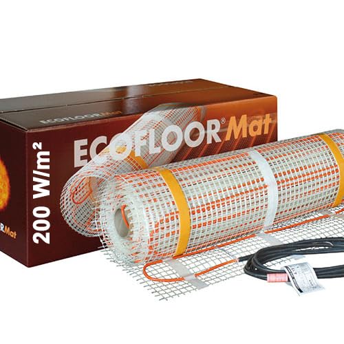 500 Watt PREMIUM Fußbodenheizung elektrisch Fliese Bad Heizmatte 2,5 m² | 500 Watt | 5,0 x 0,5 m OHNE Thermostat von IRV-Heizung