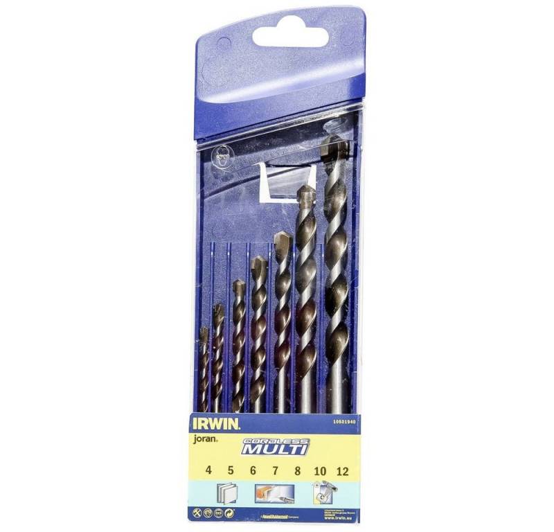 IRWIN Mehrzweckbohrer Mehrzweckbohrer-Set 7-tlg.: 4/5/6/7/8/10/12 mm 10501940 von IRWIN