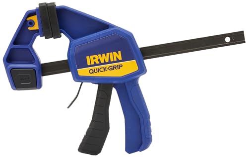 Irwin 1964720 Quick-Change Einhand-Zwinge 150 mm 2 Stück, Haltekraft 135 kg, Spreizfunktion, T5062QCEL7 von IRWIN