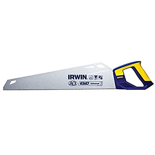 Irwin EVO Handsäge 525 mm, Universal-Zahnung 8T / 9P, gehärtet, 2K-Griff, 10507858, 2.0 x 12 mm von IRWIN