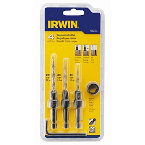 Irwin Tools 1882793 SPEEDBOR Kegelsenker Holzbohrer, 4-teilig von IRWIN