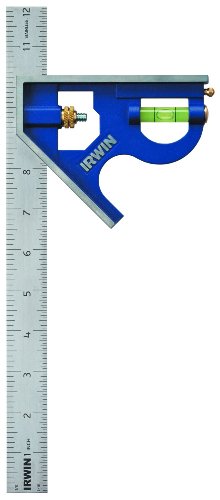 Irwin Tools Kombinationswinkel, Metall-Körper, 15,2 cm, (1794468), 1794469 von IRWIN