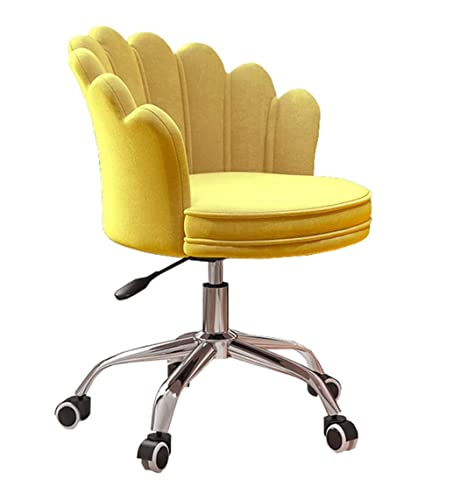 IRYZE Chefsessel Bürostuhl Schreibtischstuhl Moderner Drehstuhl Ergonomischer Schreibtischstuhl Mit Lordosenstütze Und Armlehne Computerstuhl Bürostühle Stuhl (Color : Yellow) von IRYZE