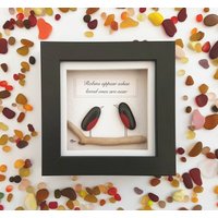 "Rotkehlchen-Kunst Trauergeschenk "Rotkehlchen Erscheinen, Wenn Ihre Lieben in Der Nähe Sind" von IRockCrafts