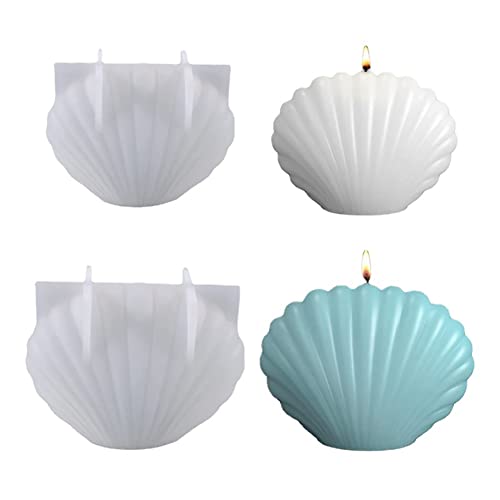 ISAKEN 3D Kerzengießform Kerzen Selber Machen Formen Set Schalenform Silikonform zur Kerzenherstellung Kerzenformen zum Gießen Silikonform für Die Herstellung Von Kerzen, Duftkerze, Aromasteinen von ISAKEN