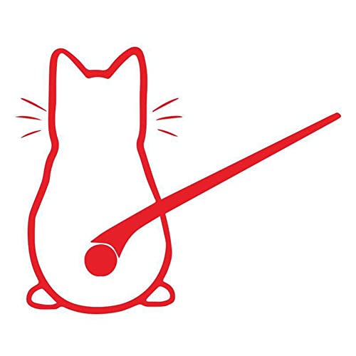 ISAKEN Auto Wischer Aufkleber Heckscheibenwischer Aufkleber 3D Lustige Katze Schwanz Autoaufkleber Wasserdicht Fensterwischer Aufkleber Cartoon Auto Styling Dekorative Aufkleber von ISAKEN