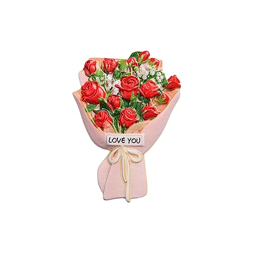 ISAKEN Blumenstrauß Kühlschrankmagnete, Magnet Kühlschrank Blume Kühlschrankmagnete Blume Kühlschrank Magnete Kind Blumen Magneten Heimdekoration Danke für Kühlschrank Magnetische Whiteboard von ISAKEN
