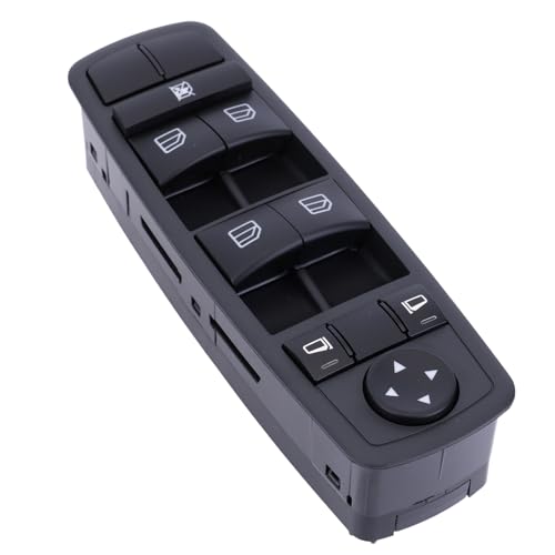 ISAKEN Elektrischer Fensterheberschalter Vorne Links für Mercedes-Benz M-Klasse W164 2005–2011 Power Master Fensterheber Schalter Steuerung Taste 2518200110, 2518300090 ISAKEN Elektrischer Fensterheberschalter Vorne Links für Mercedes-Benz M-Klasse W164 2005–2011 Power Master Fensterheber Schalter Steuerung Taste 2518200110, 2518300090 von ISAKEN