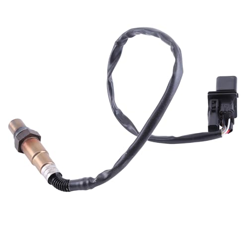 ISAKEN Lambdasonde vor Kat 030906262J Lambdasensor Regelsonde Sensor Lamdasonde O2 Sauerstoffsensor für VW Polo 6N 6KV 9N 1.0 1.4 1.6 1.2 Lambda Sensor 06A 906 262 BD, 030 906 262 G von ISAKEN