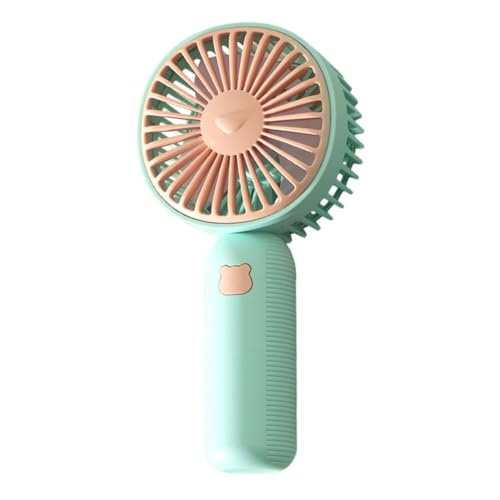 ISAKEN Mini Handventilator Tragbarer Hand Ventilatoren Akku Aufladbar 400mAh Handventilator Batteriebetrieben Laufzeit Persönlicher Ventilator Mini USB Hand Lüfter für Reisen, Zuhause von ISAKEN