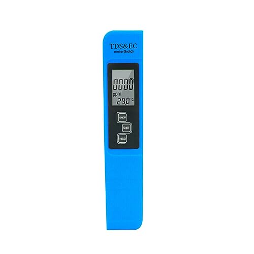 ISAKEN Wasserqualitätstest Meter TDS Wassertester Trinkwassertest 3 In 1 Wasserqualitätstester EC Digital Trinkwasser Wasserqualität Tester für Trinkwasser Schwimmbäder Aquarien Laboratorien von ISAKEN