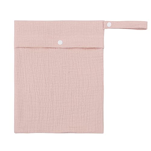 ISAKEN Wetbag Stoffwindeln Windeltasche für Unterwegs, Wickeltasche Nasstasche Nassbeutel Organiser Beutel Tasche Wiederverwendbar Wäschebeutel Kindergarten Wasserdicht Windeltasche für Baby Kleinkind von ISAKEN