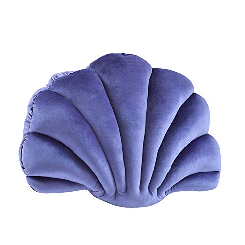 Kreative Shell Dekokissen,Zierkissen Dekorative Muschelschale Kopfkissen Scallop Shells Kuschelkissen,Weiches Wurfkissen PlüschKissen Sofakissen Rückenkissen für Schlafzimmer Wohnzimmer Hausdekoration von ISAKEN