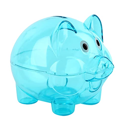 Niedliches Sparschwein, Plastikschwein Geldbank,Mini Kleines Schwein Sparbüchse Münze Vorratsbehälter, Plastik Spardose Spargeldschachtel Kleingeld Veranstalter Für Jungen Mädchen Kinder Kleinkinder von ISAKEN