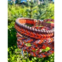 Hundehalsband "Herbstglitzer" Aus Paracord Handgeflochten Hundehalsband "Herbstglitzer" Aus Paracord Handgeflochten von ISARPFOTENMANUFAKTUR