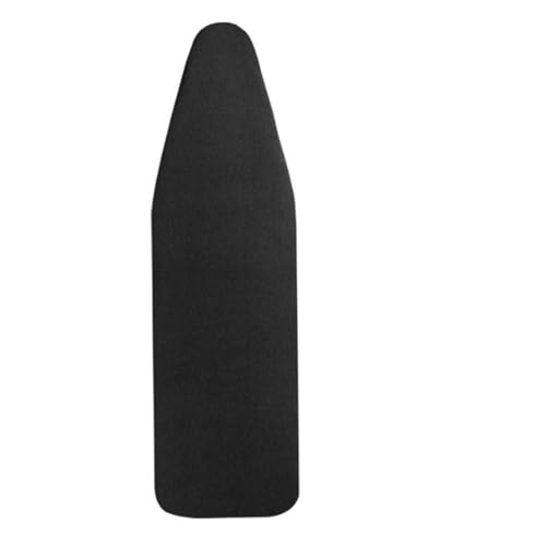 ISAVIA Ersatzbügeltischbezug 85×40CM 140×50CM 148×55CM Extra Dick Bügelbrettbezug，Bügelbezug Mit Kordelzug Klettverschluss - Schwarze(Black,148x55cm/58x51inch) von ISAVIA
