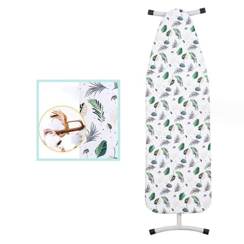 ISAVIA Extra Dick Bügelbezug Ersatz Bügelbrettbezug 140x50cm148x55cm Bügeltischbezug Für Dampfbügeleisen，Gummizug Extra Dicker Polsterung Grüne(148x55cm/58x21in) von ISAVIA