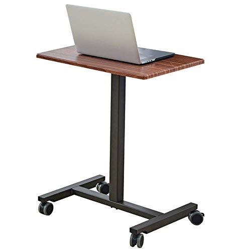 ISCBAFYX Möbel-Notebook-Computertisch mit Verstellbarer Höhe des beweglichen Arbeitstisches mit Hebevorrichtung (Farbe: Walnuss, Größe: Einheitsgröße)/Einheitsgröße von ISCBAFYX