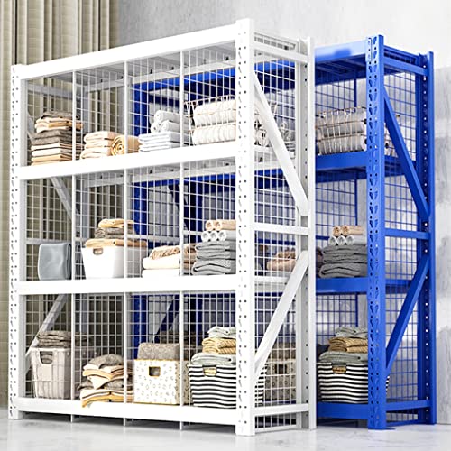 ISCBAFYX Verstellbares 3-stufiges Industrie-Metallregal Lagerung in der Garage – robust und vielseitig für Werkstatt, Schuppen oder Büro von ISCBAFYX