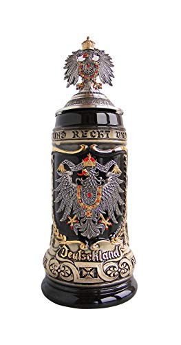 Zöller & Born Deutscher Bierkrug mit Nationalwappen 0,5 Liter ZO 1425/9009 von Zöller & Born